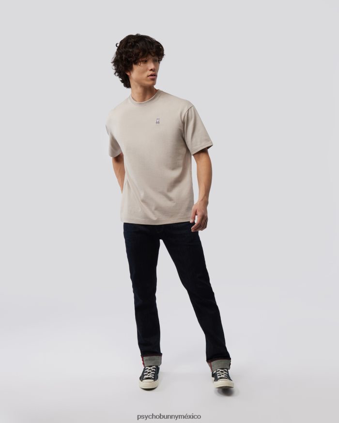 camiseta clásica con cuello redondo y ajuste relajado para hombre areniscaR46422119 Psycho Bunny