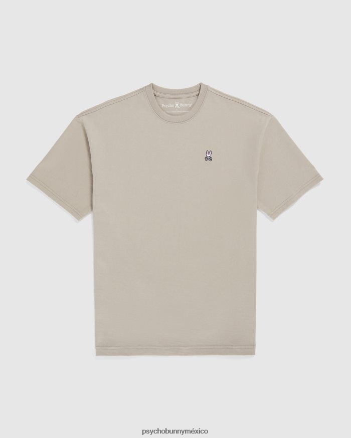 camiseta clásica con cuello redondo y ajuste relajado para hombre areniscaR46422119 Psycho Bunny