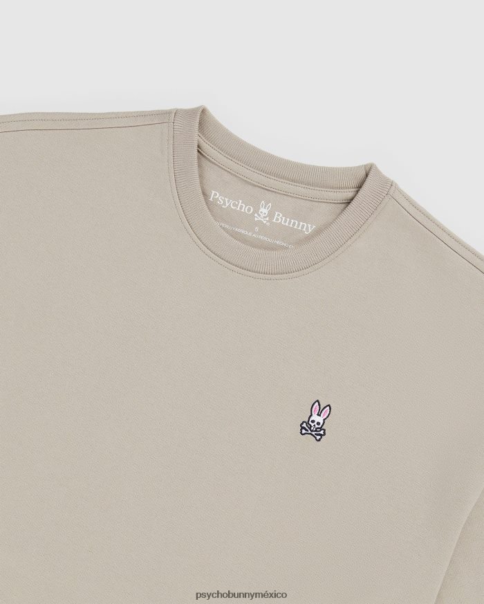 camiseta clásica con cuello redondo y ajuste relajado para hombre areniscaR46422119 Psycho Bunny