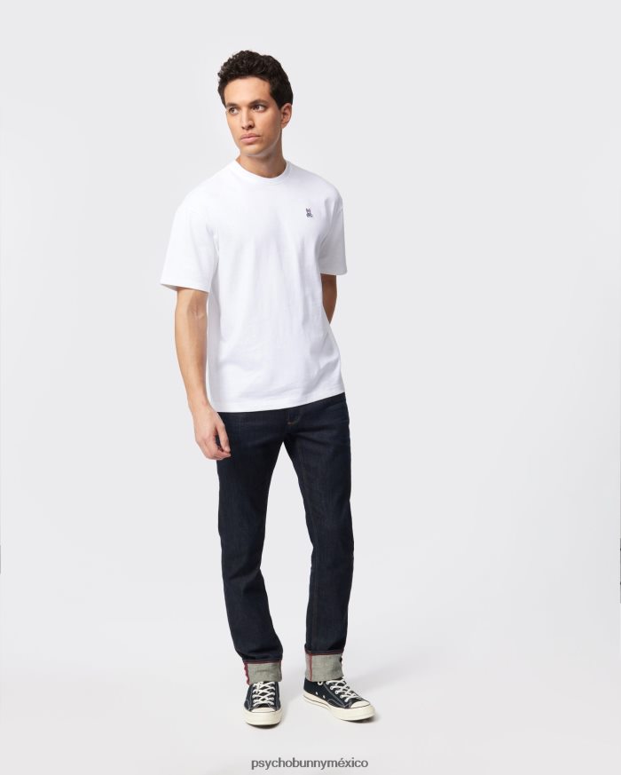 camiseta clásica con cuello redondo y ajuste relajado para hombre blancoR46422190 Psycho Bunny