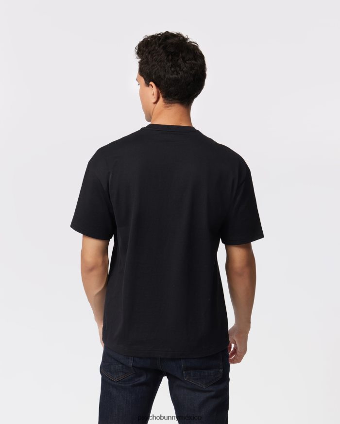 camiseta clásica con cuello redondo y ajuste relajado para hombre negroR46422151 Psycho Bunny