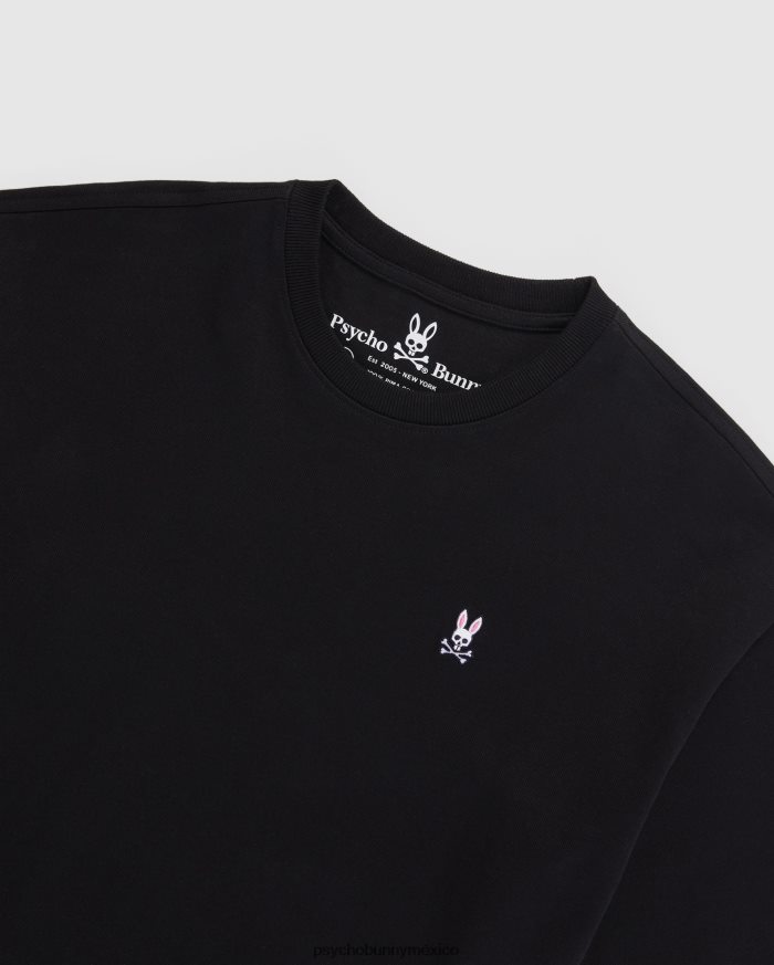 camiseta clásica con cuello redondo y ajuste relajado para hombre negroR46422151 Psycho Bunny