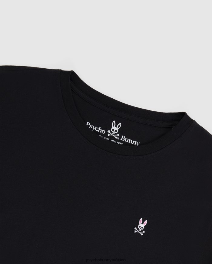 camiseta clásica de manga larga con cuello redondo para hombre negroR46422214 Psycho Bunny