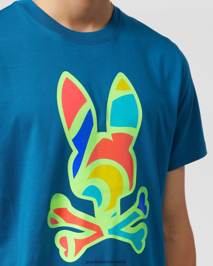 camiseta con conejito multicolor hilsboro para hombre Mar EgeoR46422252 Psycho Bunny