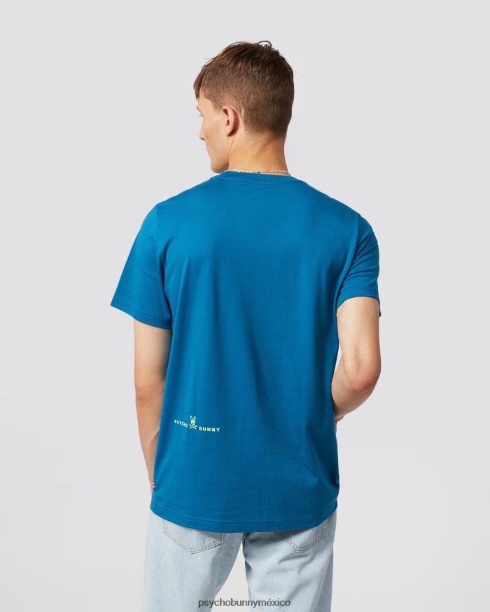 camiseta con conejito multicolor hilsboro para hombre Mar EgeoR46422252 Psycho Bunny