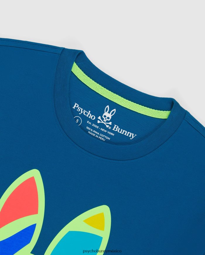 camiseta con conejito multicolor hilsboro para hombre Mar EgeoR46422252 Psycho Bunny