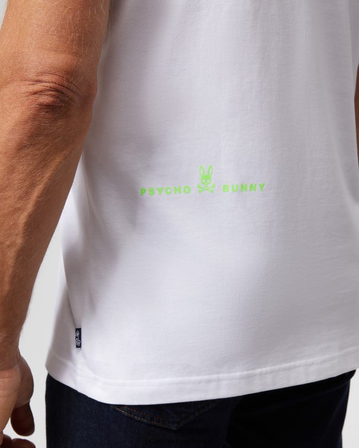 camiseta con conejito multicolor hilsboro para hombre blancoR46422251 Psycho Bunny