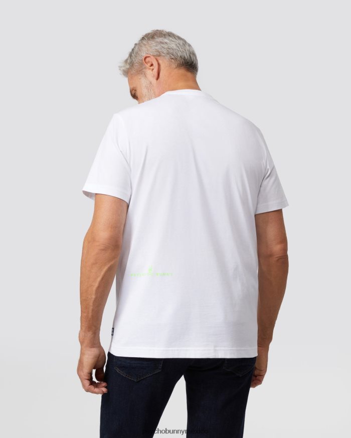 camiseta con conejito multicolor hilsboro para hombre blancoR46422251 Psycho Bunny
