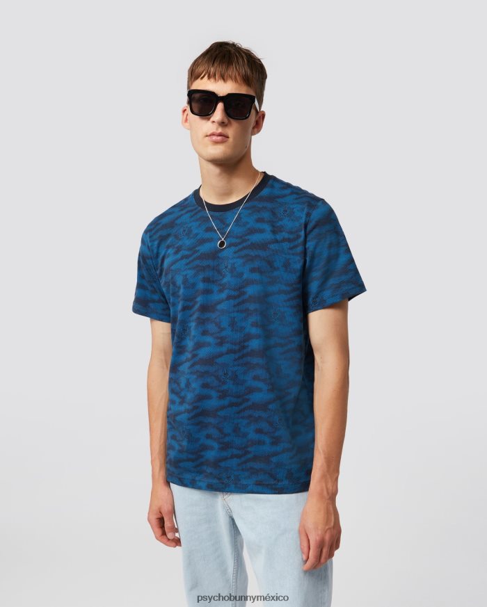 camiseta con estampado de camuflaje rockaway para hombre Mar EgeoR46422273 Psycho Bunny
