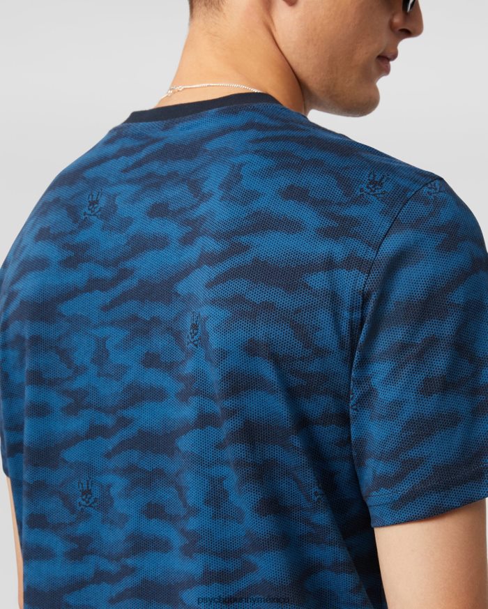 camiseta con estampado de camuflaje rockaway para hombre Mar EgeoR46422273 Psycho Bunny