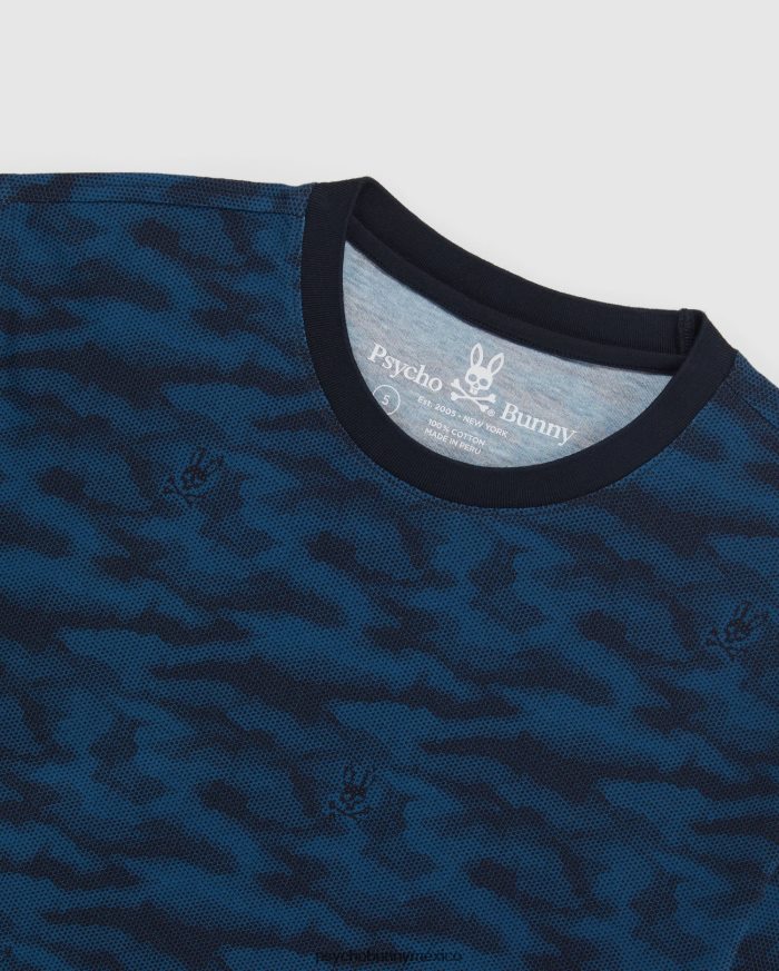 camiseta con estampado de camuflaje rockaway para hombre Mar EgeoR46422273 Psycho Bunny