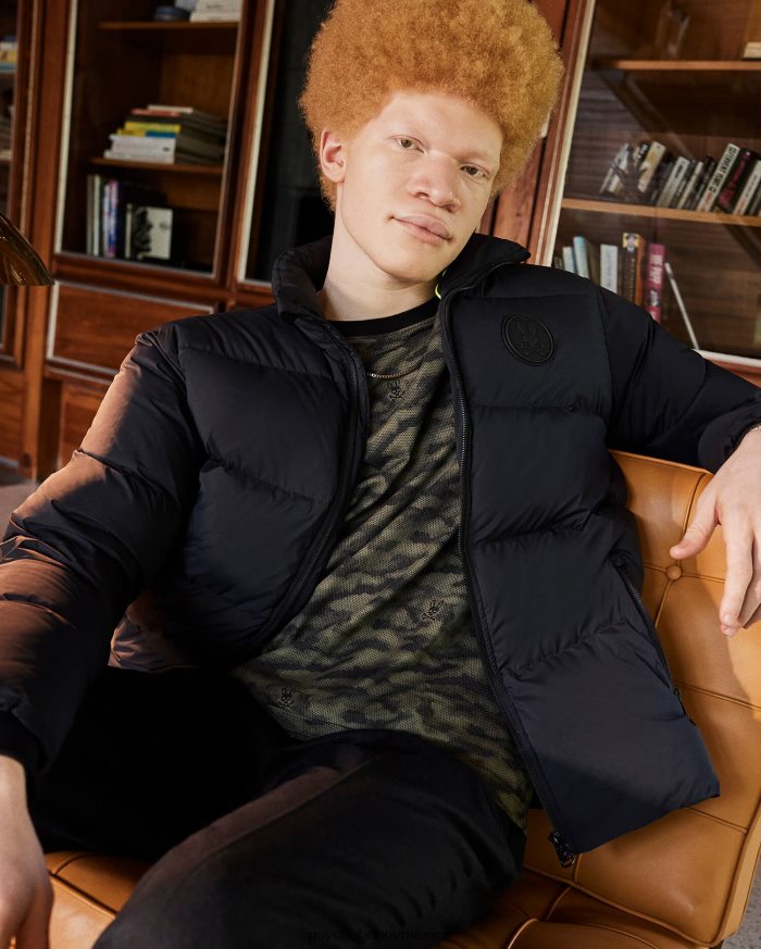 camiseta con estampado de camuflaje rockaway para hombre oliva oscuroR46422274 Psycho Bunny