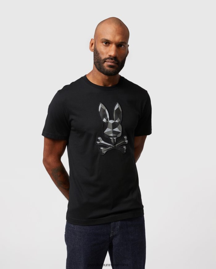 camiseta con gráfico bordado starwood para hombre negroR46422193 Psycho Bunny