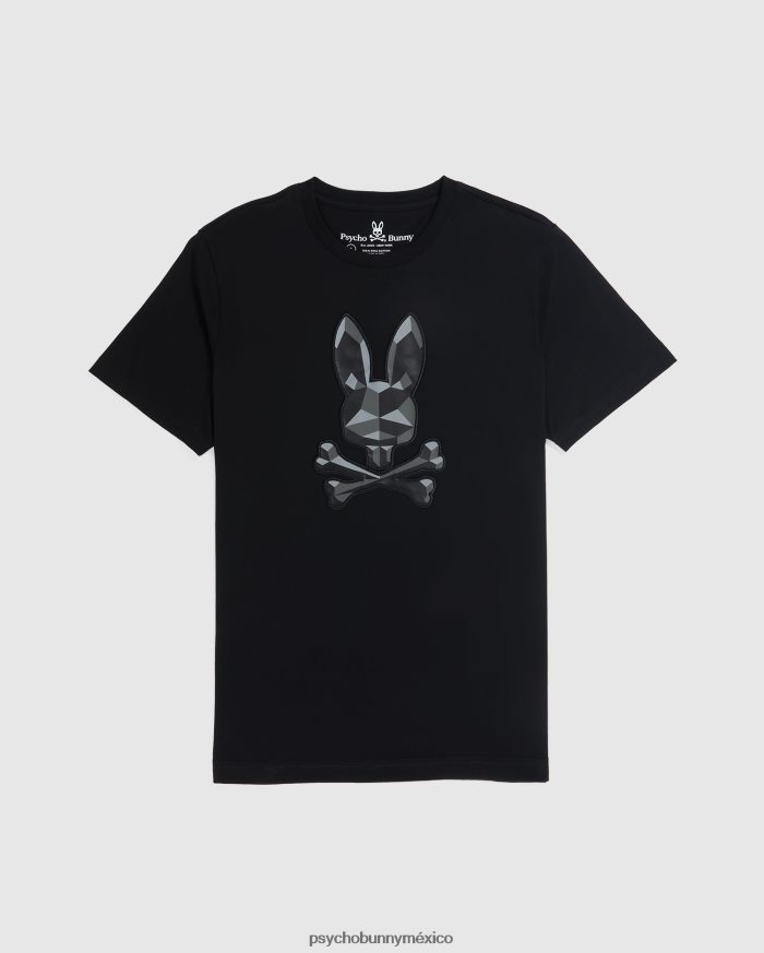 camiseta con gráfico bordado starwood para hombre negroR46422193 Psycho Bunny