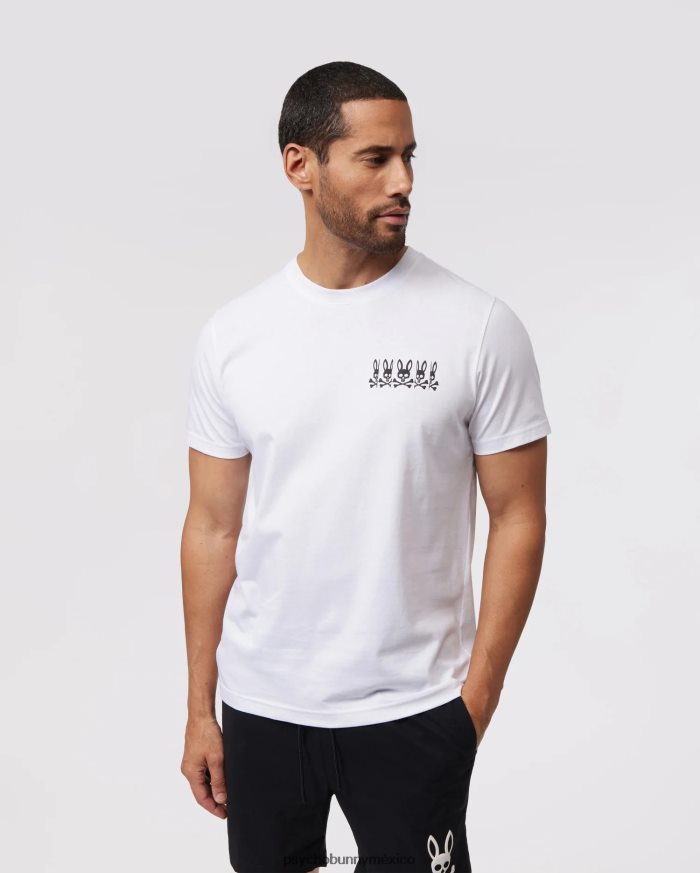 camiseta con gráfico bordado stoke para hombre blancoR46422122 Psycho Bunny