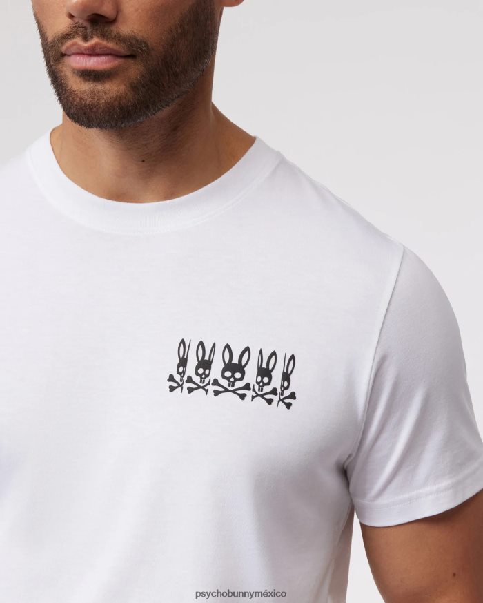 camiseta con gráfico bordado stoke para hombre blancoR46422122 Psycho Bunny