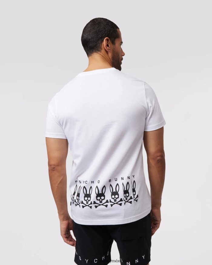 camiseta con gráfico bordado stoke para hombre blancoR46422122 Psycho Bunny