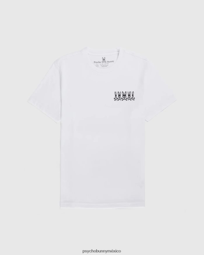 camiseta con gráfico bordado stoke para hombre blancoR46422122 Psycho Bunny