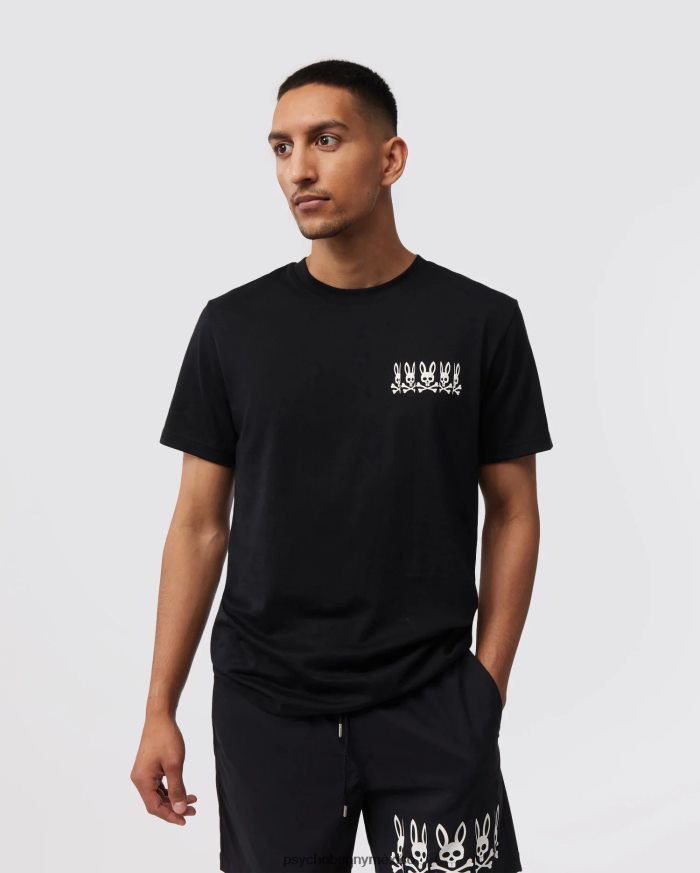 camiseta con gráfico bordado stoke para hombre negroR46422143 Psycho Bunny