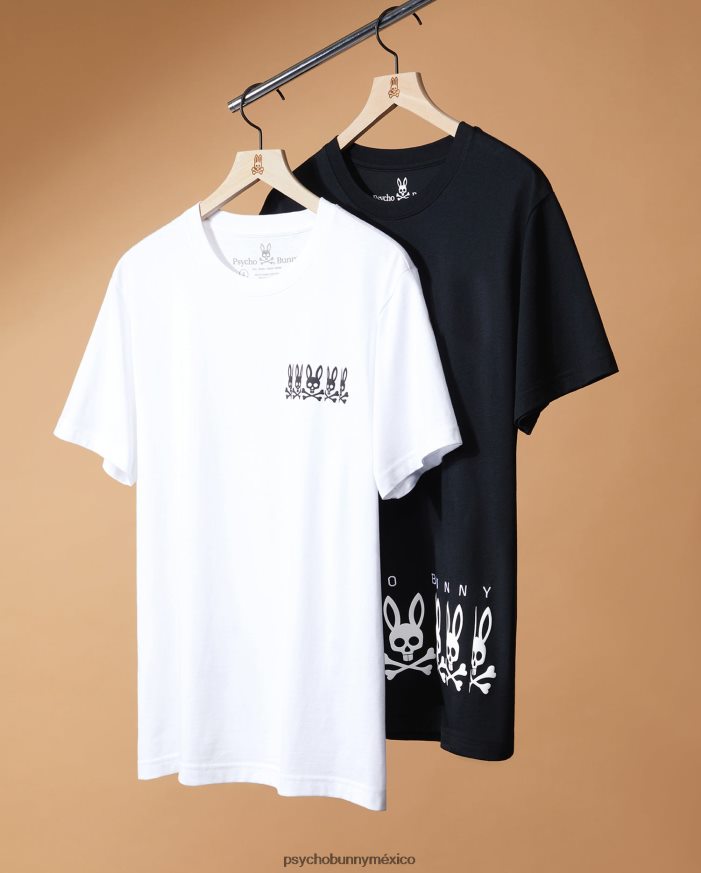 camiseta con gráfico bordado stoke para hombre negroR46422143 Psycho Bunny