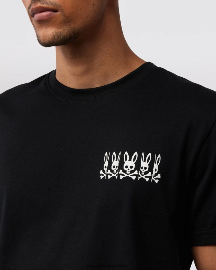 camiseta con gráfico bordado stoke para hombre negroR46422143 Psycho Bunny