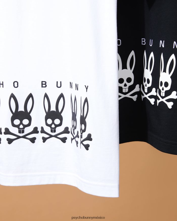 camiseta con gráfico bordado stoke para hombre negroR46422143 Psycho Bunny
