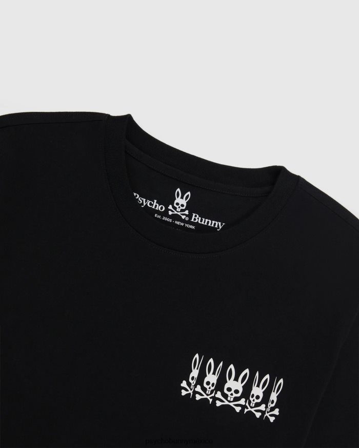 camiseta con gráfico bordado stoke para hombre negroR46422143 Psycho Bunny