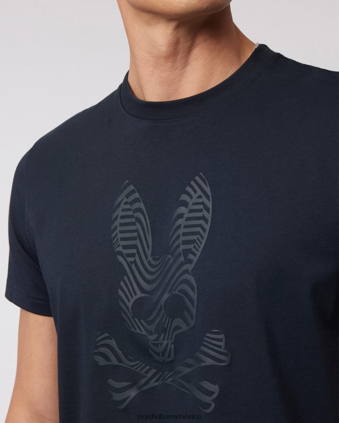 camiseta con gráfico de borde para hombre ArmadaR46422139 Psycho Bunny