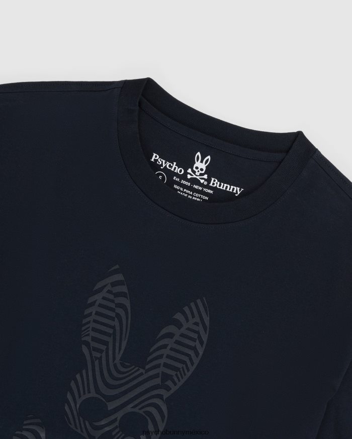 camiseta con gráfico de borde para hombre ArmadaR46422139 Psycho Bunny