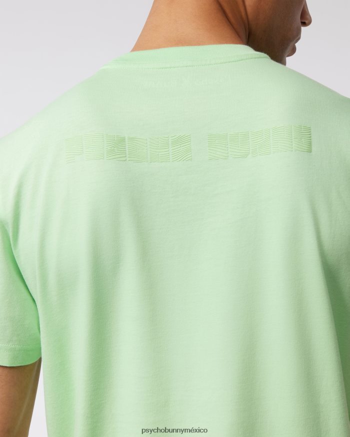 camiseta con gráfico de borde para hombre menta heladaR46422157 Psycho Bunny