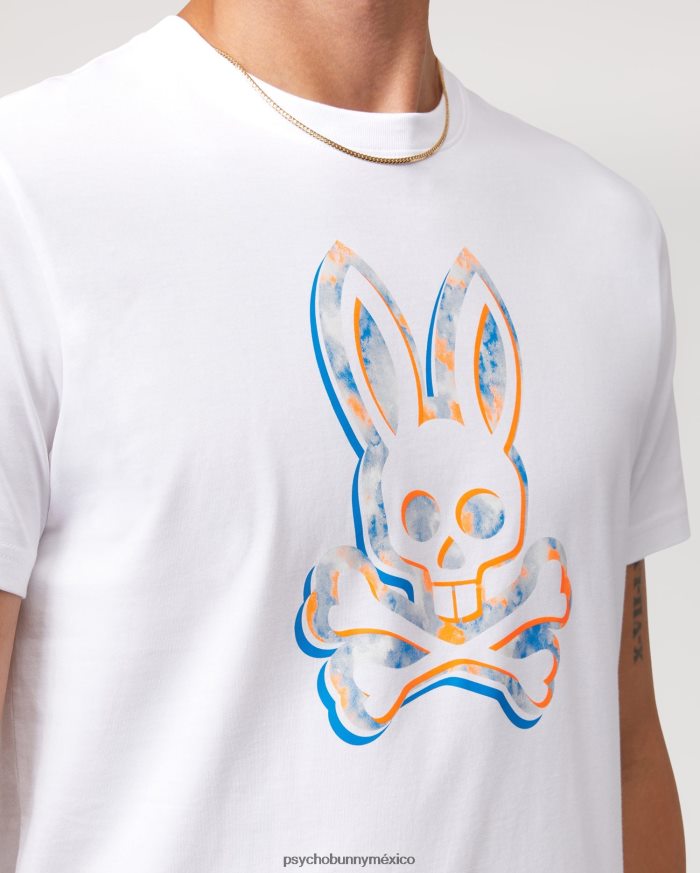camiseta con gráfico de conejito meyer para hombre blancoR46422228 Psycho Bunny