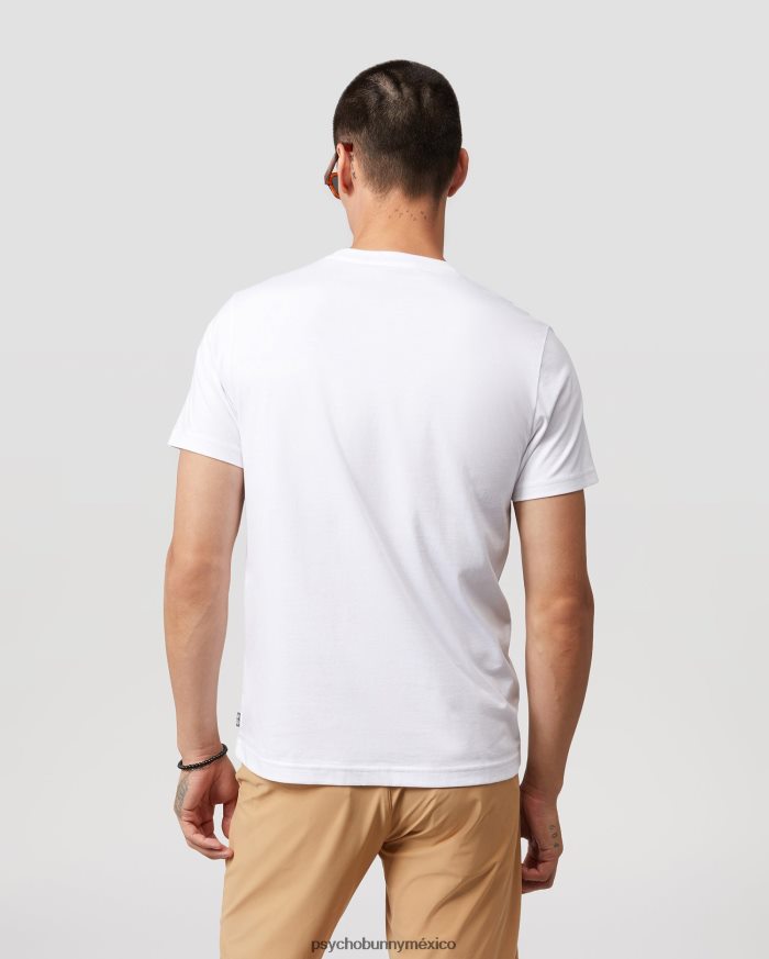 camiseta con gráfico de conejito meyer para hombre blancoR46422228 Psycho Bunny