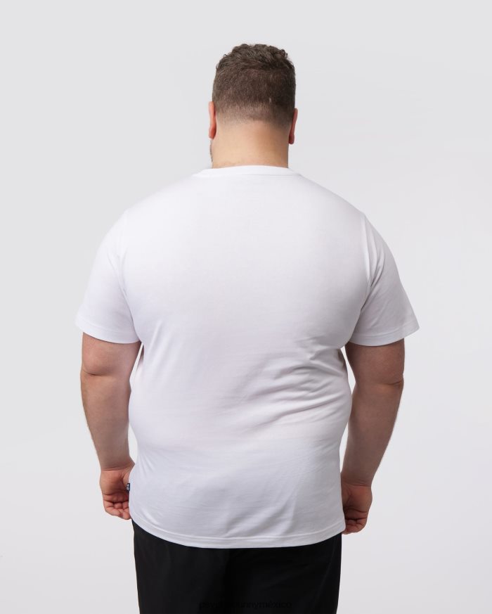 camiseta con gráfico de sarga grande y alto para hombre blancoR46422399 Psycho Bunny