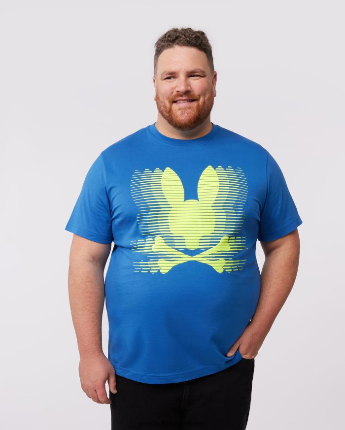 camiseta con gráfico de turing grande y alto para hombre azul niloR46422429 Psycho Bunny