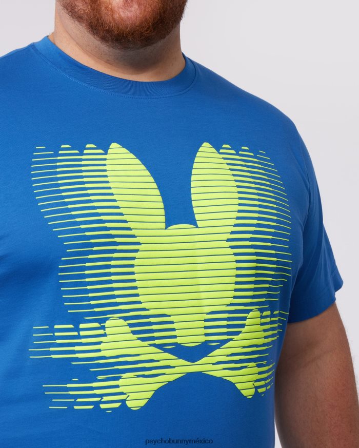 camiseta con gráfico de turing grande y alto para hombre azul niloR46422429 Psycho Bunny