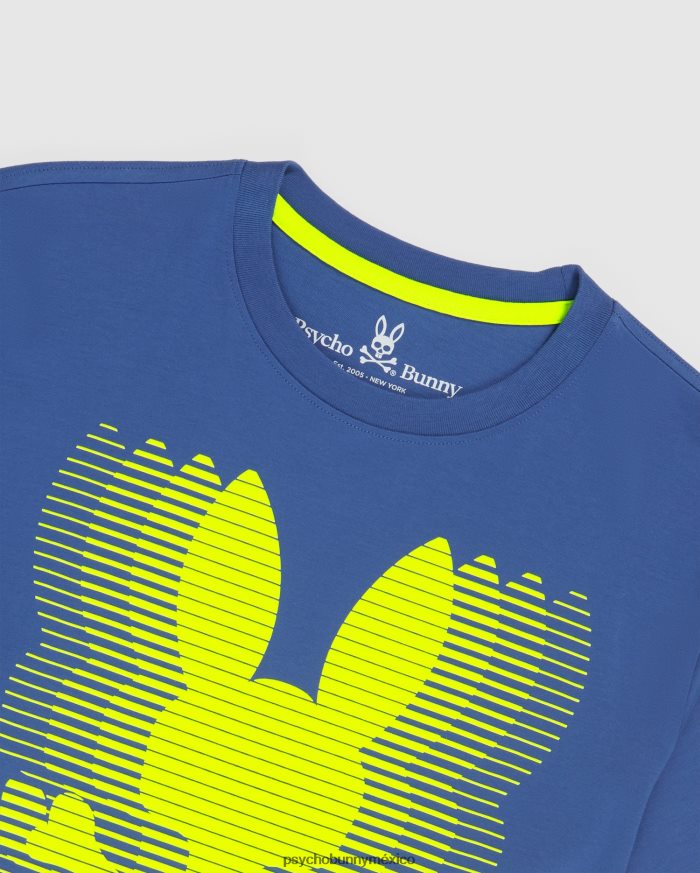 camiseta con gráfico de turing grande y alto para hombre azul niloR46422429 Psycho Bunny