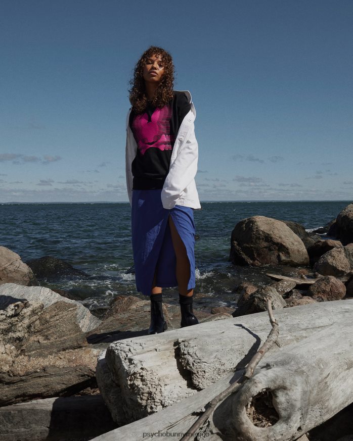 camiseta con gráfico de turing para hombre negroR46422187 Psycho Bunny