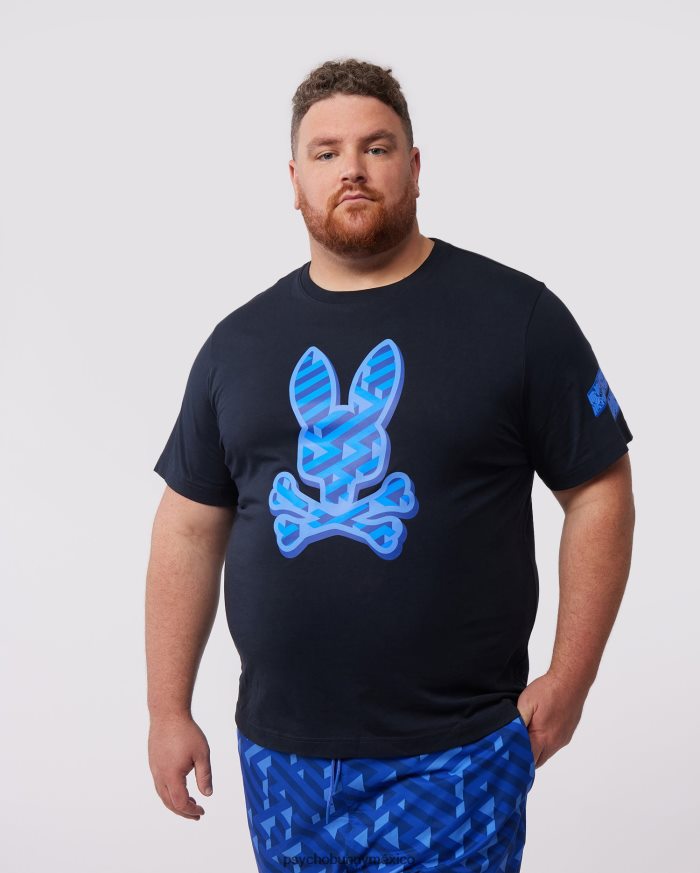 camiseta con gráfico del conejito pisani grande y alto para hombre ArmadaR46422393 Psycho Bunny