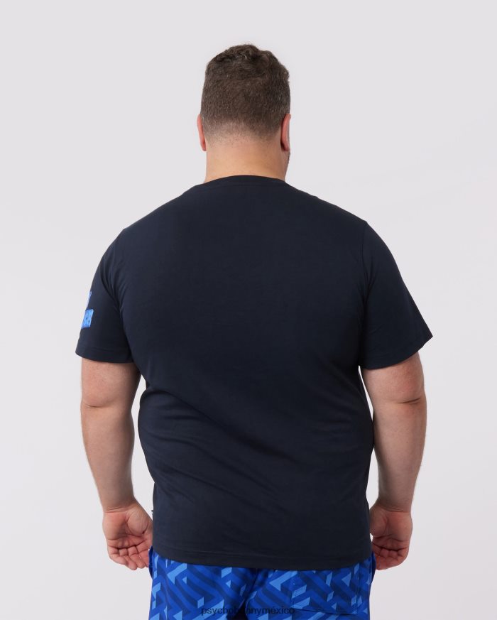 camiseta con gráfico del conejito pisani grande y alto para hombre ArmadaR46422393 Psycho Bunny