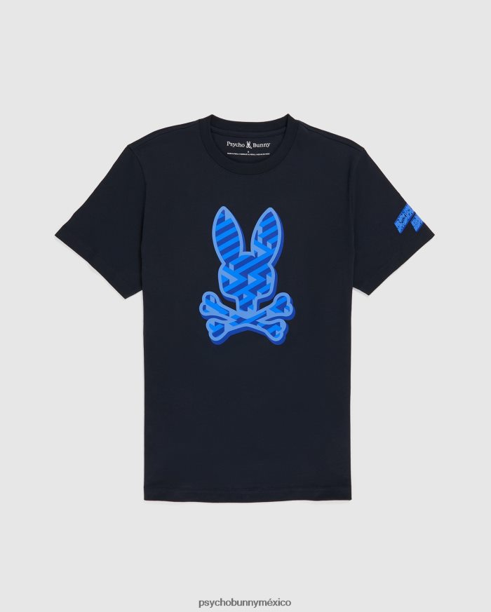 camiseta con gráfico del conejito pisani grande y alto para hombre ArmadaR46422393 Psycho Bunny