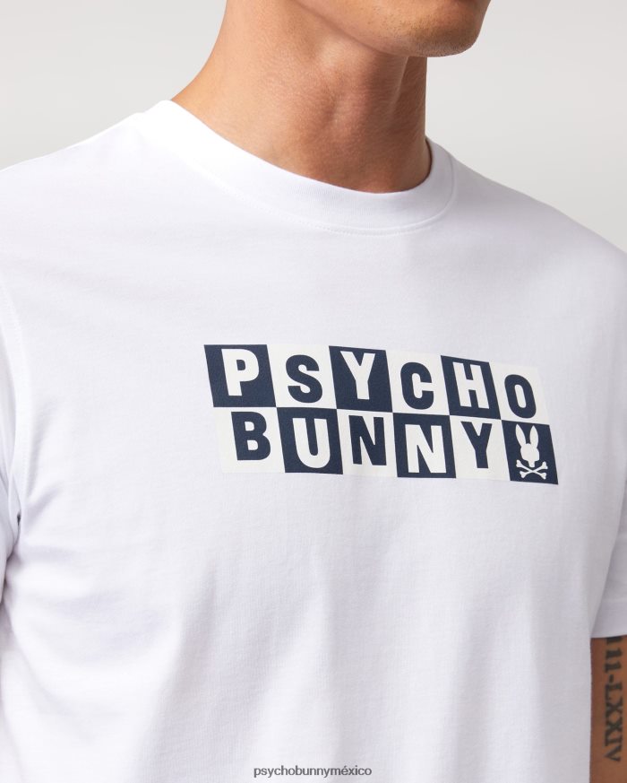 camiseta con gráfico hamming para hombre blancoR46422246 Psycho Bunny