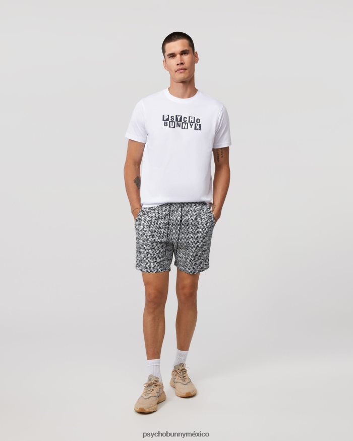 camiseta con gráfico hamming para hombre blancoR46422246 Psycho Bunny