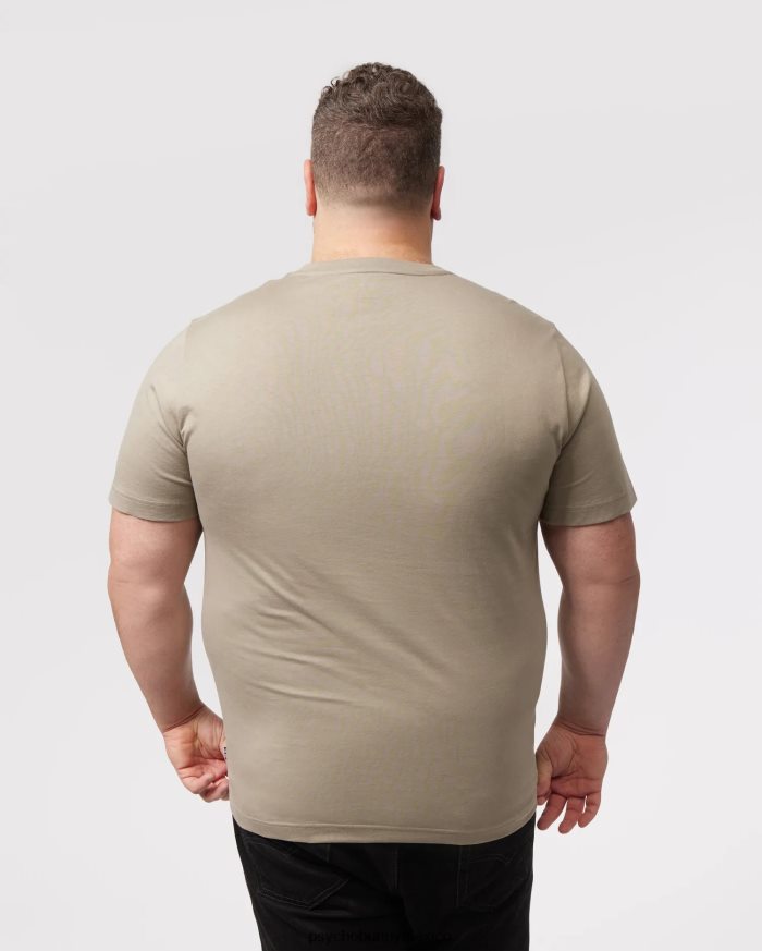 camiseta con gráfico mullen grande y alto para hombre arena mojadaR46422403 Psycho Bunny