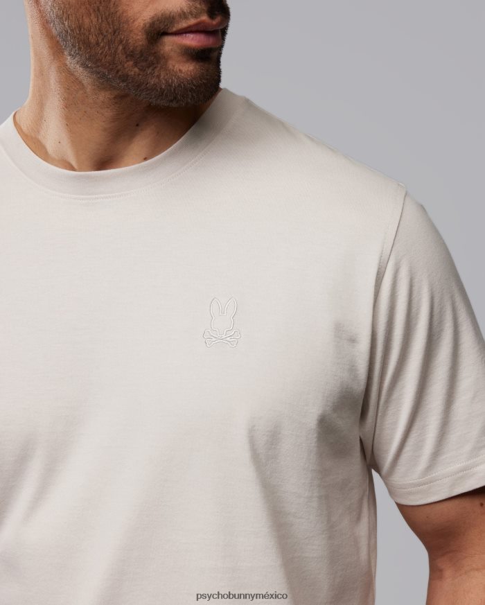 camiseta de contorno para hombre lino naturalR46422112 Psycho Bunny