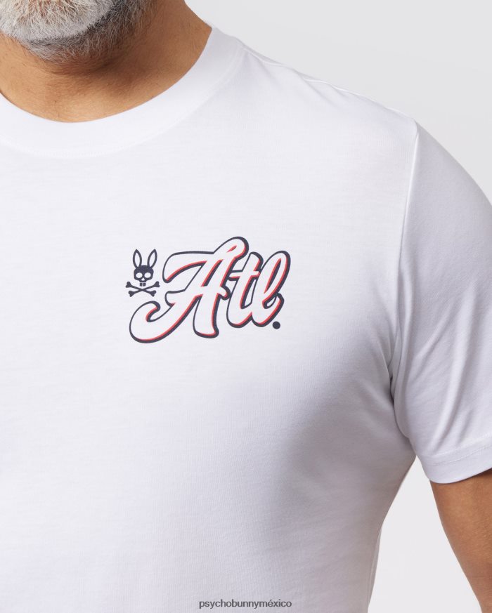 camiseta de la ciudad de atlanta para hombre blancoR46422168 Psycho Bunny