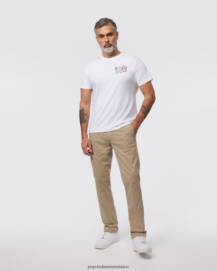 camiseta de la ciudad de atlanta para hombre blancoR46422168 Psycho Bunny