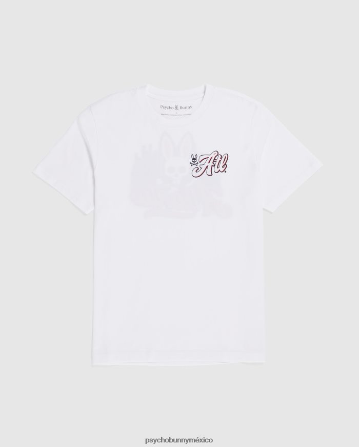 camiseta de la ciudad de atlanta para hombre blancoR46422168 Psycho Bunny