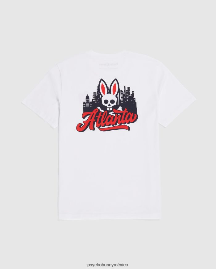 camiseta de la ciudad de atlanta para hombre blancoR46422168 Psycho Bunny