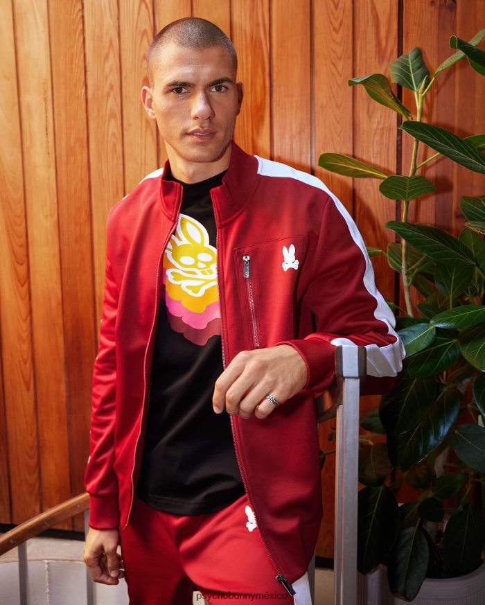 camiseta de manga larga con gráfico dalles para hombre negroR46422236 Psycho Bunny