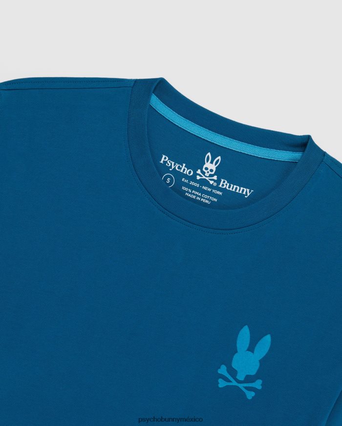 camiseta de manga larga flocada de lyons para hombre Mar EgeoR46422256 Psycho Bunny